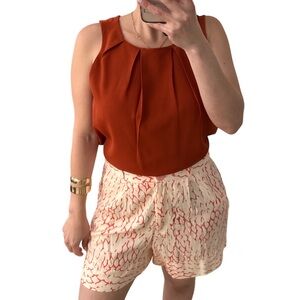 Rust Sleeveless Top